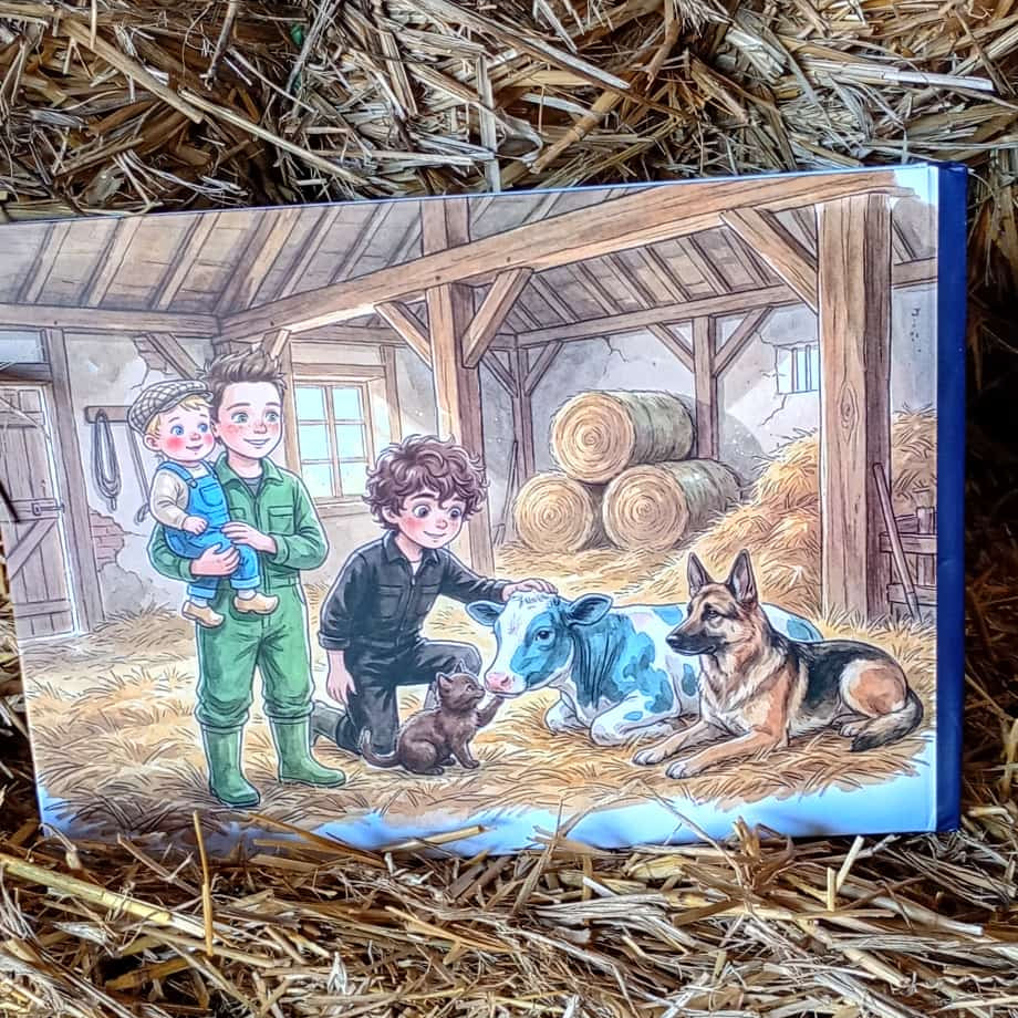 Lucas en de dieren op de boerderij