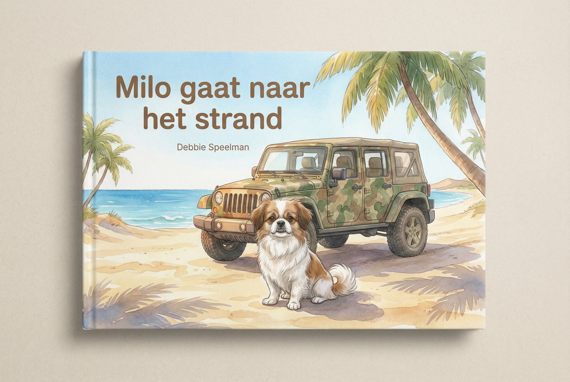 Milo gaat naar het strand