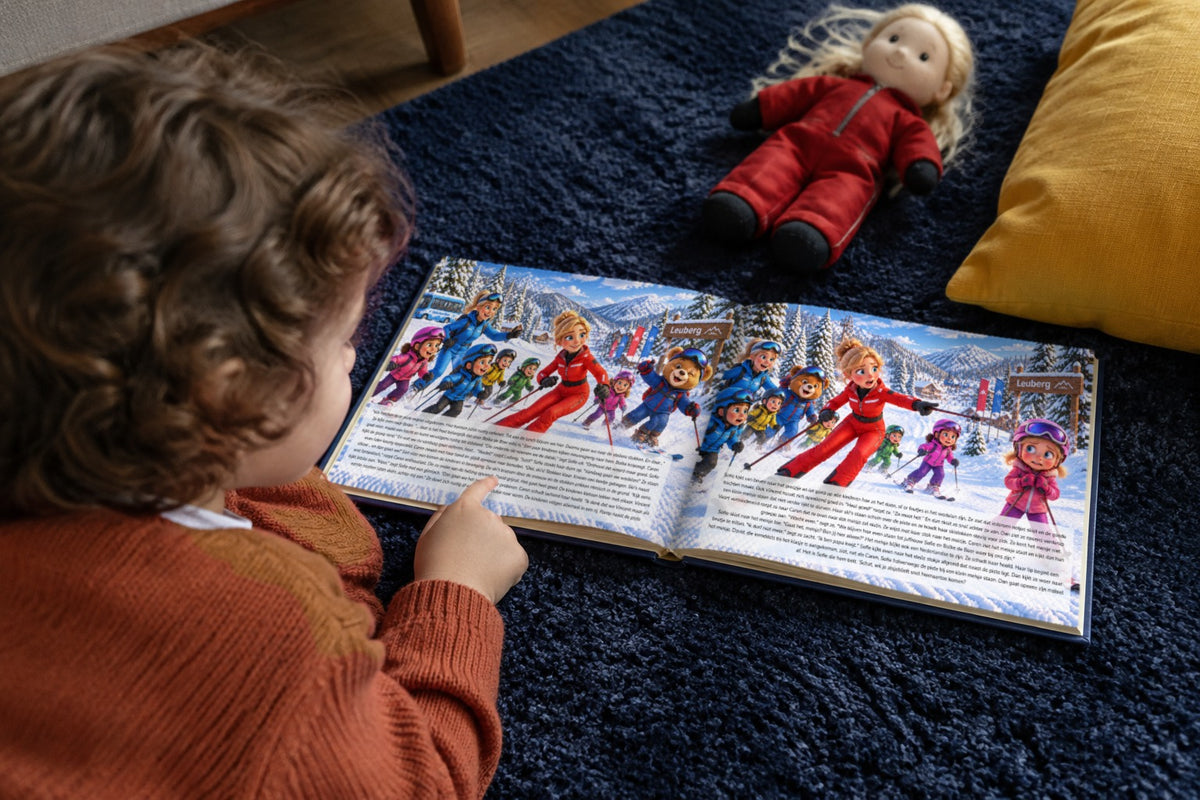 Het kinderklasje - kind leest het boek