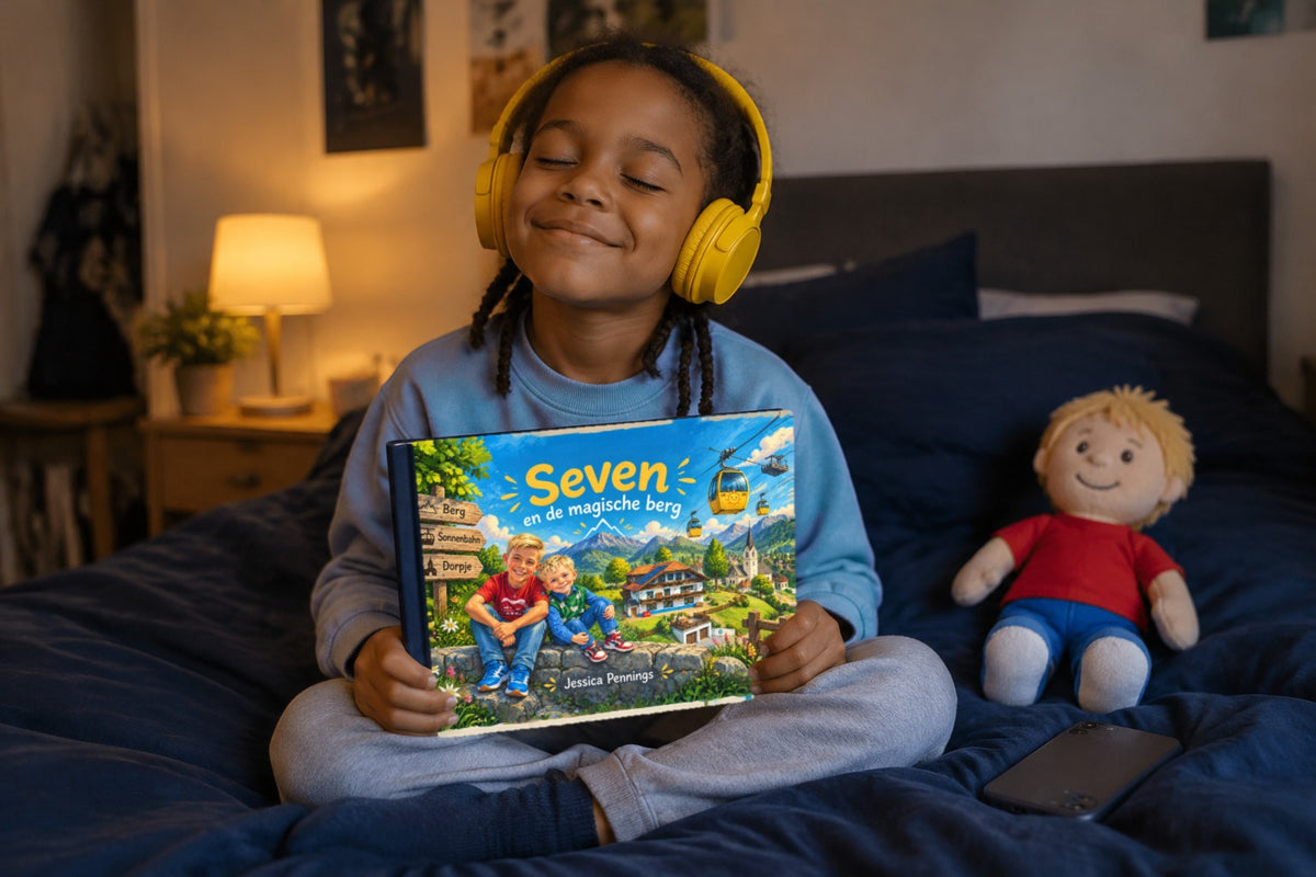 Seven en de magische berg - kind luistert naar het verhaal