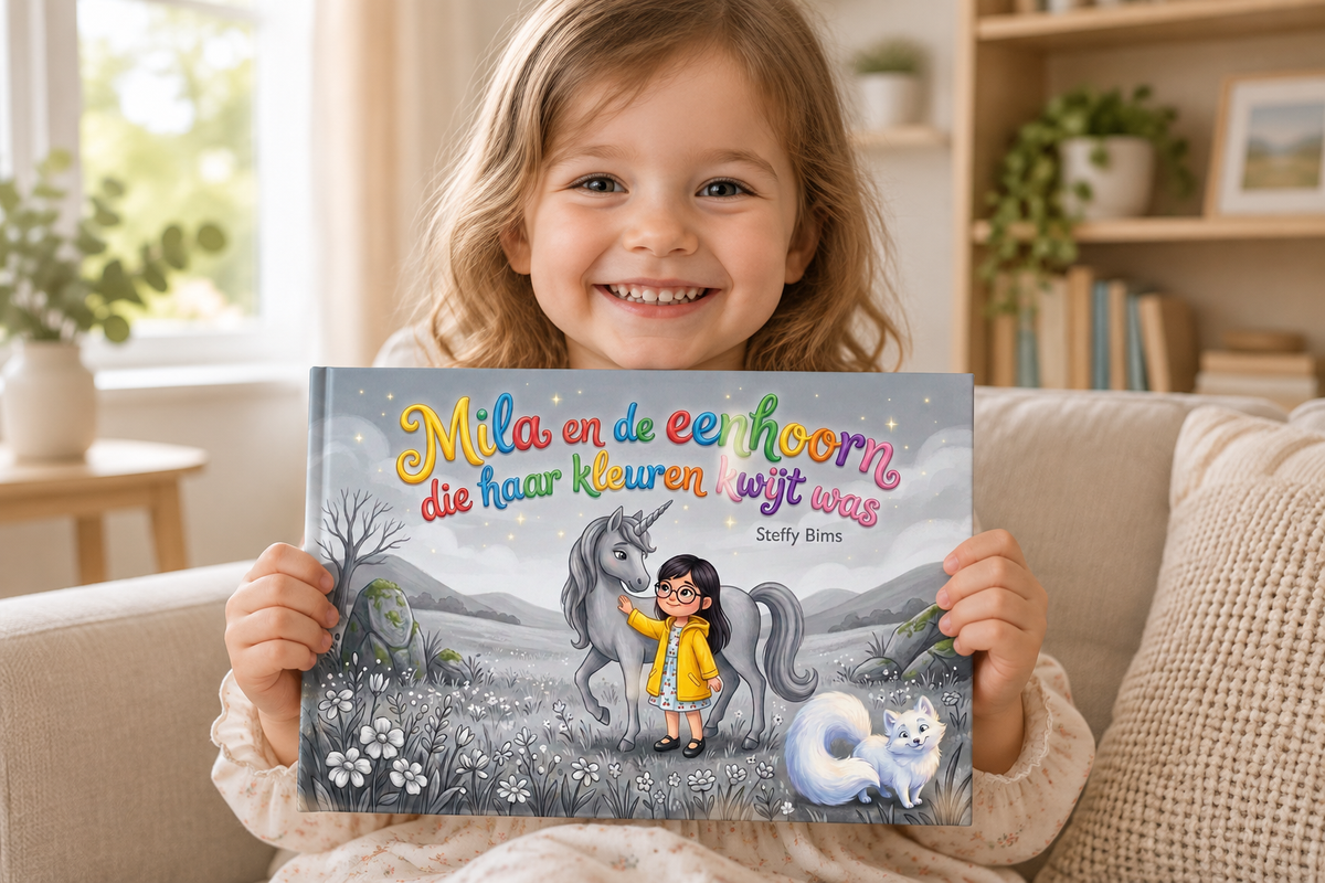 Mila en de eenhoorn die haar kleuren kwijt was