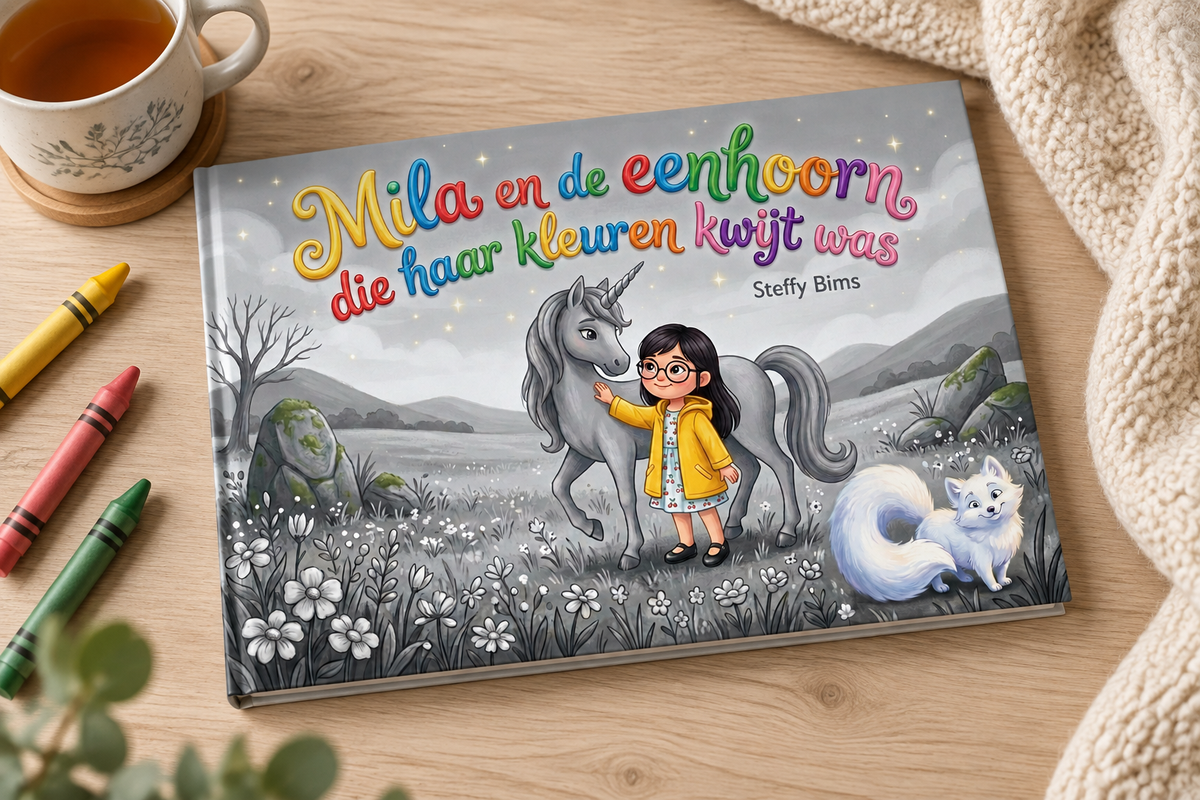 Mila en de eenhoorn die haar kleuren kwijt was