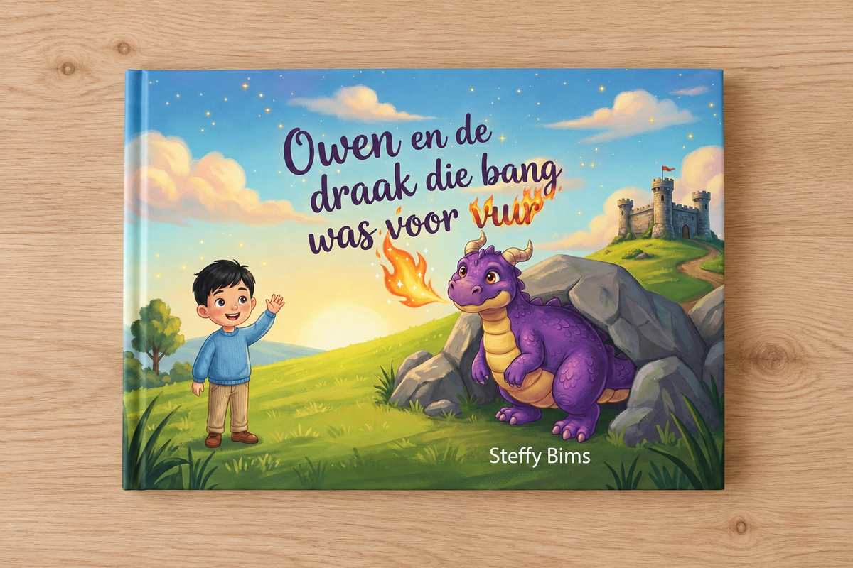 Owen en de draak die bang was voor vuur