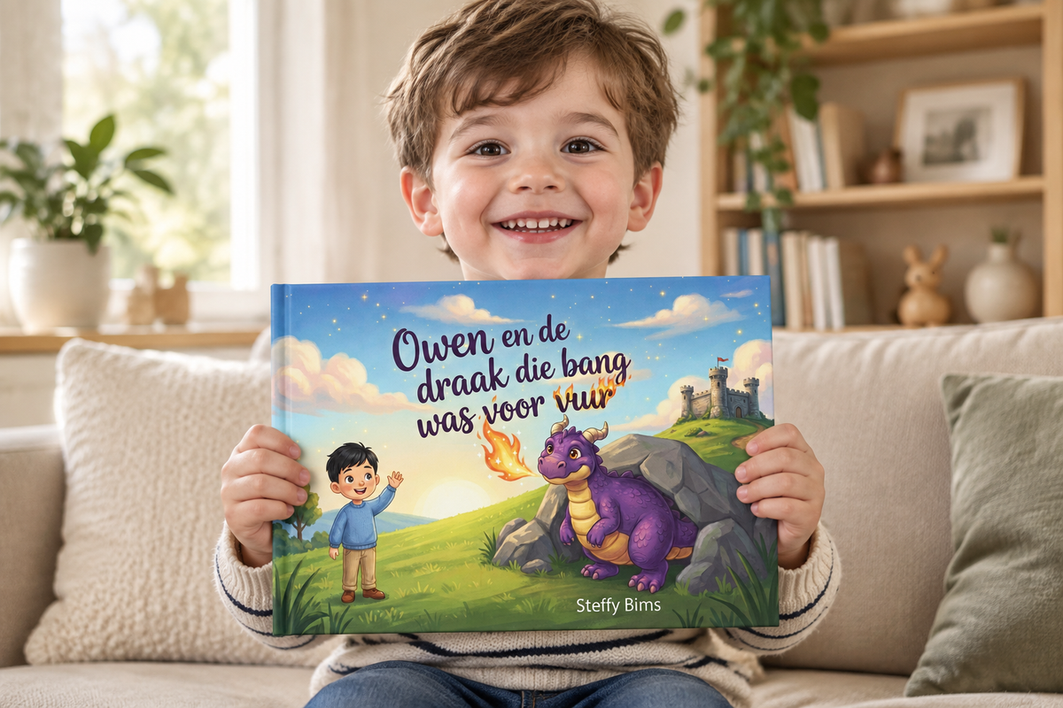 Owen en de draak die bang was voor vuur