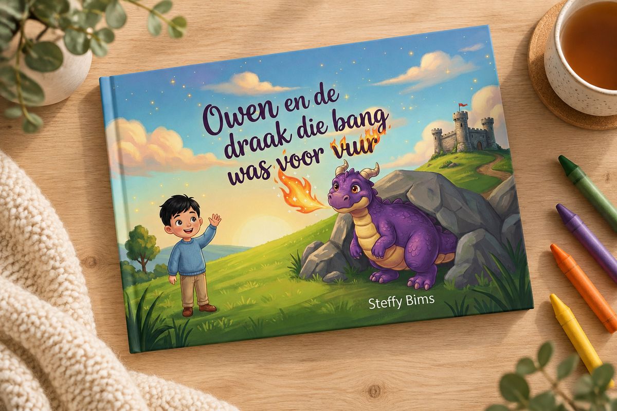 Owen en de draak die bang was voor vuur