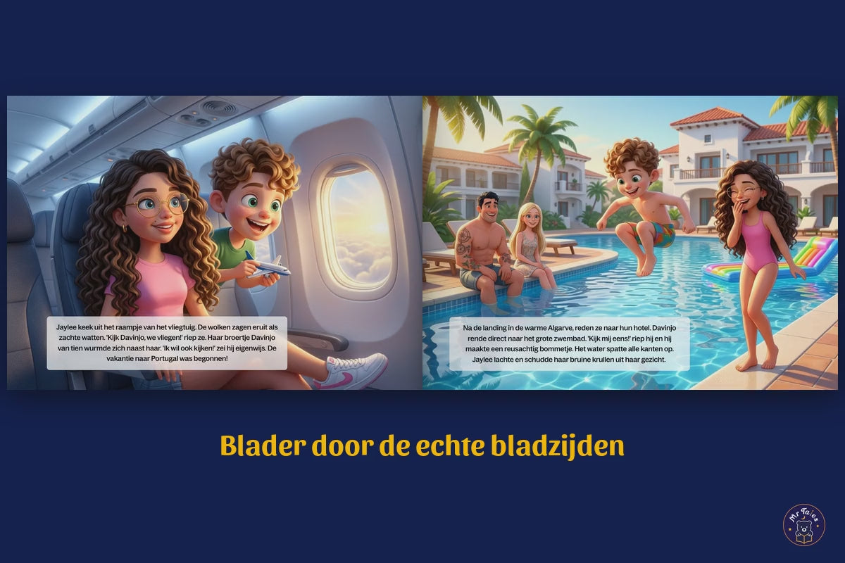 Jaylee en Davinjo: Het geheim van de zeeschildpad - blader door de echte bladzijden