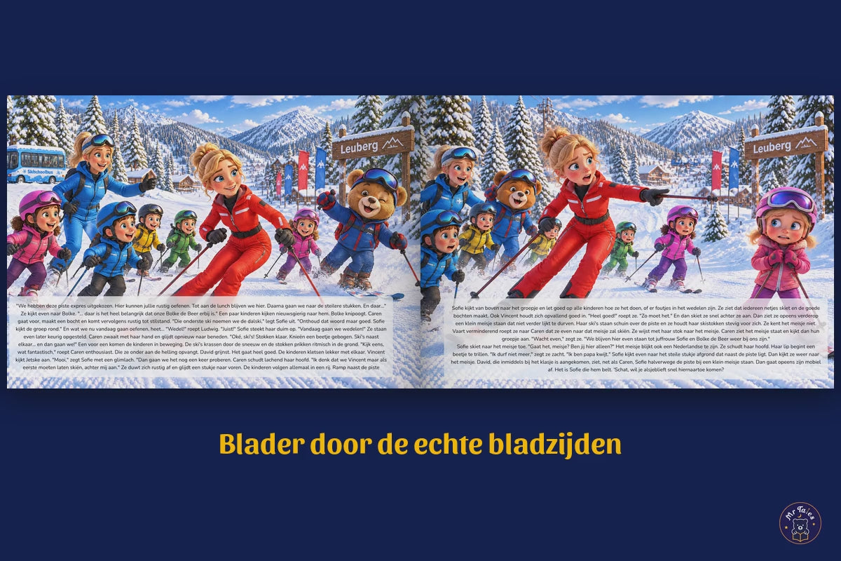Het kinderklasje - blader door de echte bladzijden