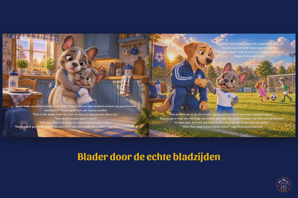 Gewoon Boca! Een bijzondere eerste training - blader door de echte bladzijden